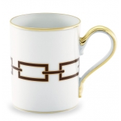 Ginori Catene Ebano Mug - 13.5 oz.